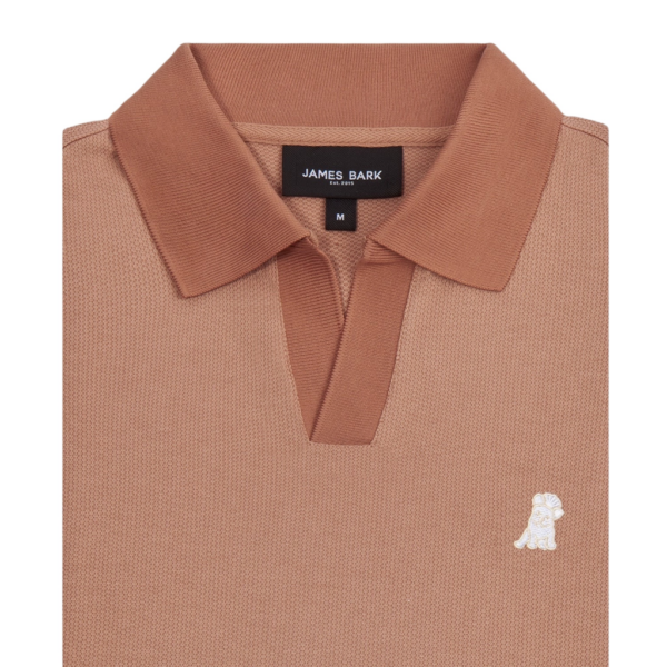JAMES BARK Men's Lux Riviera Polo Shirt - Imagen 3