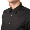 DIESEL D COLLAR SLIM FIT WHITE / BLACK