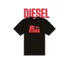 DIESEL BIG D TSHIRT BLACK / WHITE - Imagen 3