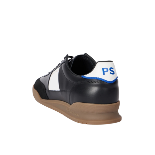 PAUL SMITH BLACK AND WHITE DOVER PANEL SNEAKERS - Imagen 3