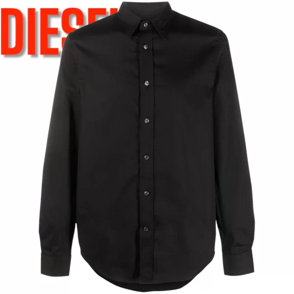 DIESEL D COLLAR SLIM FIT WHITE / BLACK - Imagen 3
