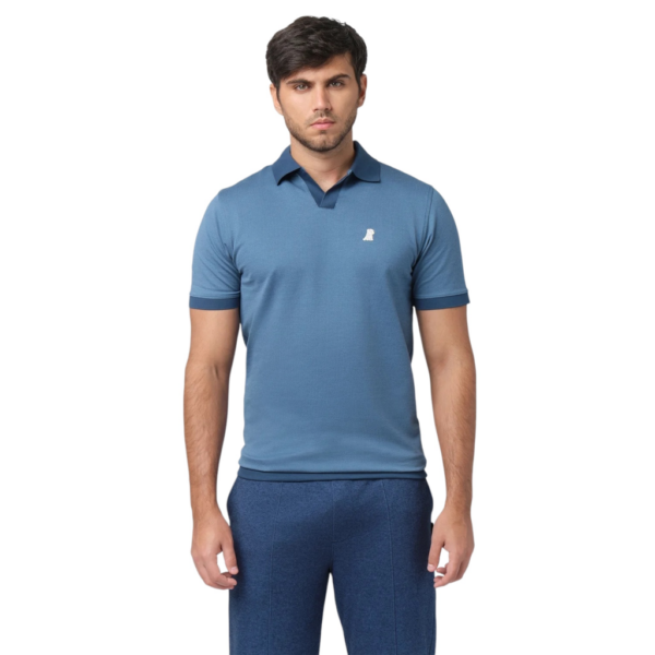 JAMES BARK Men's Lux Riviera Polo Shirt - Imagen 5