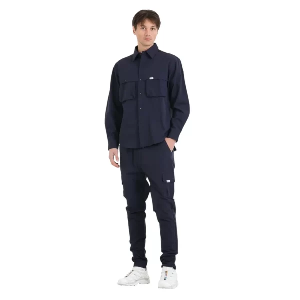 SIXTH JUNE Cargo Pants Utility Nylon NAVY - Imagen 3
