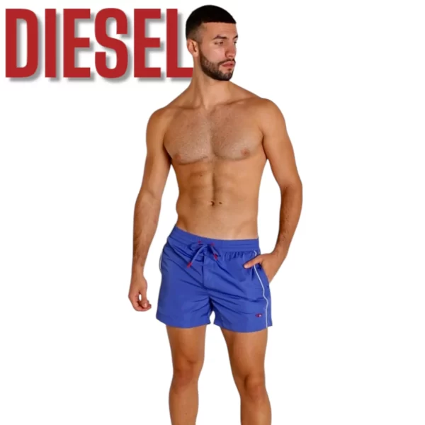 DIESEL SWIMWEAR CLASSIC BLACK / BLUE - Imagen 2