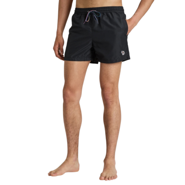 PAUL SMITH ZEBRA LOGO SWIM SHORTS NAVY/BLACK - Imagen 2