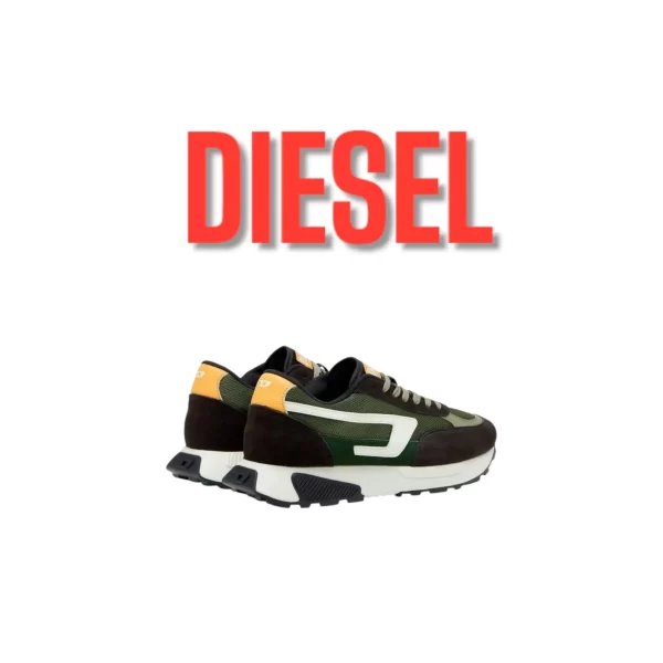DIESEL S-TYCHE SNEAKERS  OLIVE / BLACK / WHITE / GREEN - Imagen 6