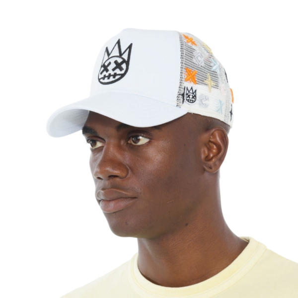 Cult's Cult Logo Pattern Hat in Black / White Pattern