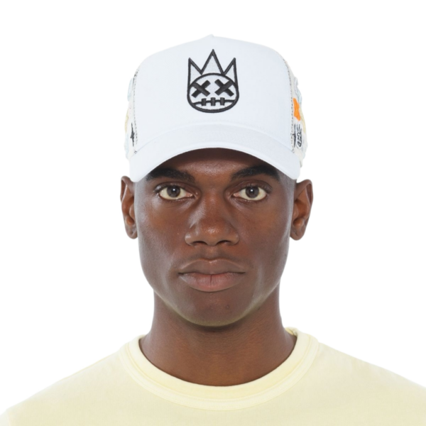 Cult's Cult Logo Pattern Hat in Black / White Pattern - Imagen 2