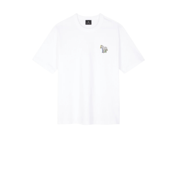 PAUL SMITH ZEBRA PUFF WHITE/BLACK TSHIRT