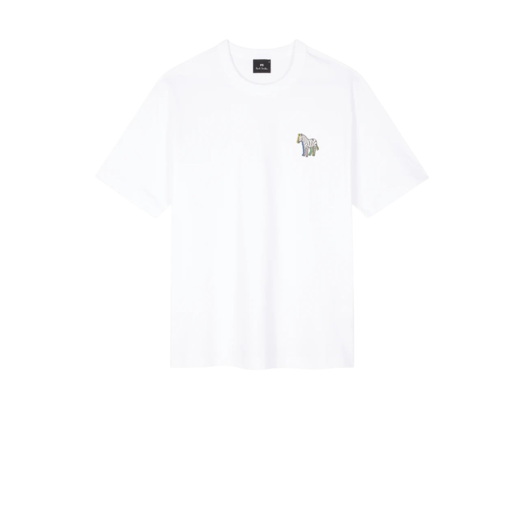 PAUL SMITH ZEBRA PUFF WHITE/BLACK TSHIRT