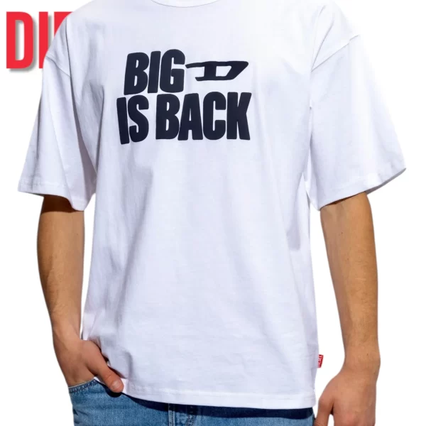 DIESEL BIG D TSHIRT BLACK / WHITE