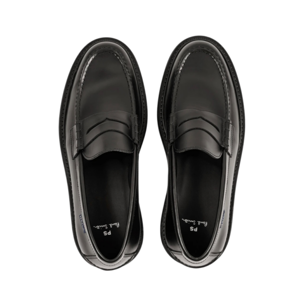 PAUL SMITH BLACK LEATHER BOLZANO LOAFERS - Imagen 2