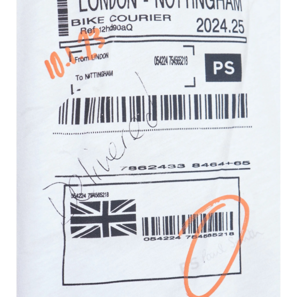 PAUL SMITH BARCODE TSHIRT WHITE - Imagen 3