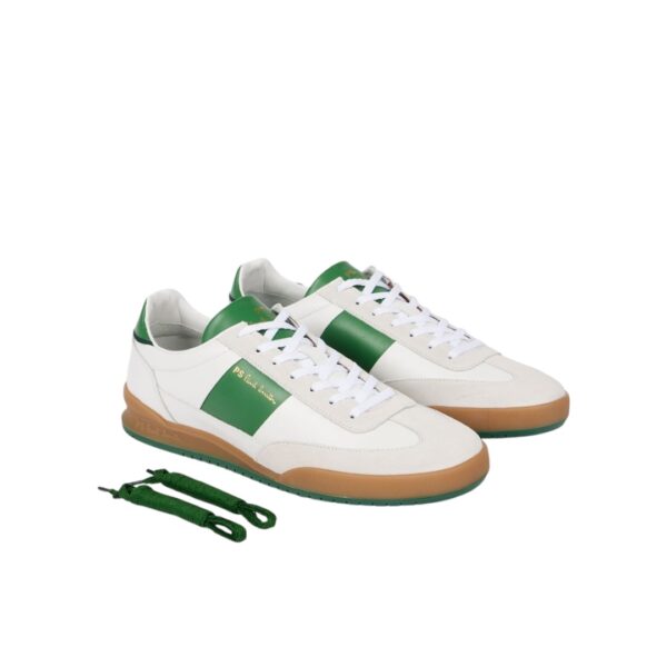 PAUL SMITH DOVER WHITE / GREEN  SNEAKERS