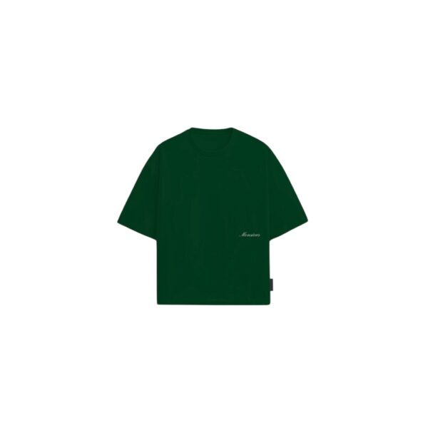 LE MONSIEUR TSHIRT SIGNUTARE  WHITE  / GREEN - Imagen 5