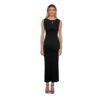 DRESS KNIT WOMEN LANCIA BLACK - Imagen 2