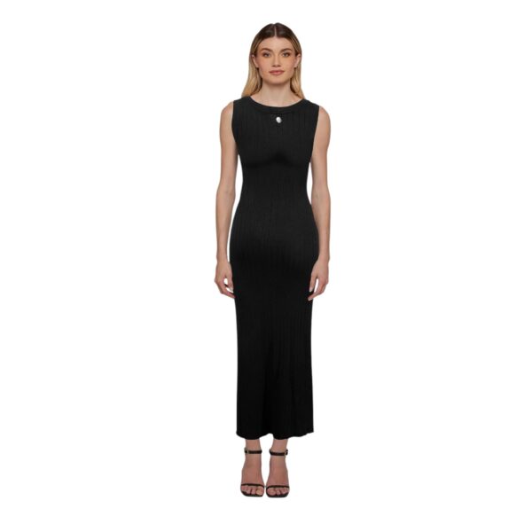 DRESS KNIT WOMEN LANCIA BLACK - Imagen 2