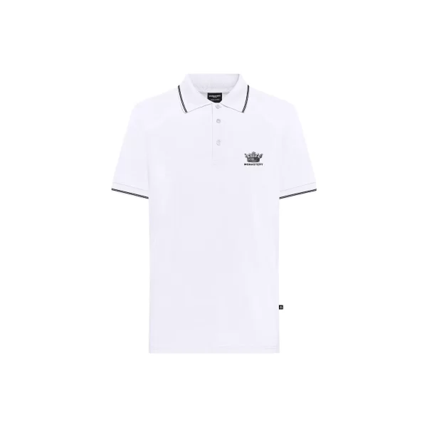 MONASTERY FRANZ POLOS WHITE / BLACK - Imagen 10