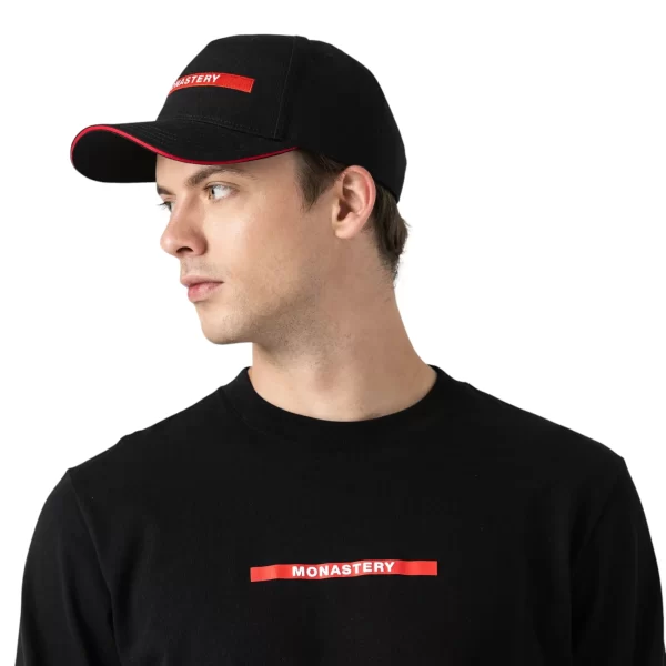 MONASTERY DARECK BLACK CAP - Imagen 2