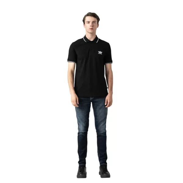 MONASTERY FRANZ POLOS WHITE / BLACK - Imagen 6