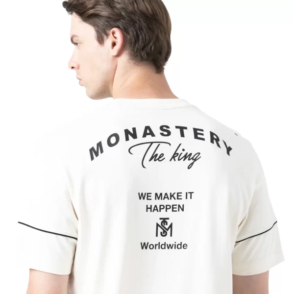 MONASTERY NOX TSHIRT BLACK / EGRET - Imagen 6