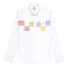 EIGHT X Minos Button Up Shirt - White/Multicolor - Imagen 3