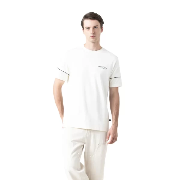 MONASTERY NOX TSHIRT BLACK / EGRET - Imagen 4