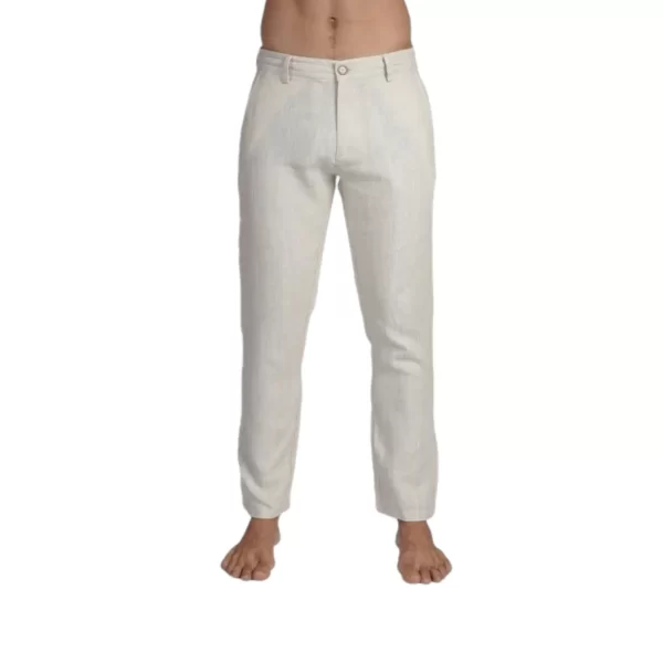 EIGHT X LINE 100% PANTS  OLIVE, BEIGE, NAVY - Imagen 3