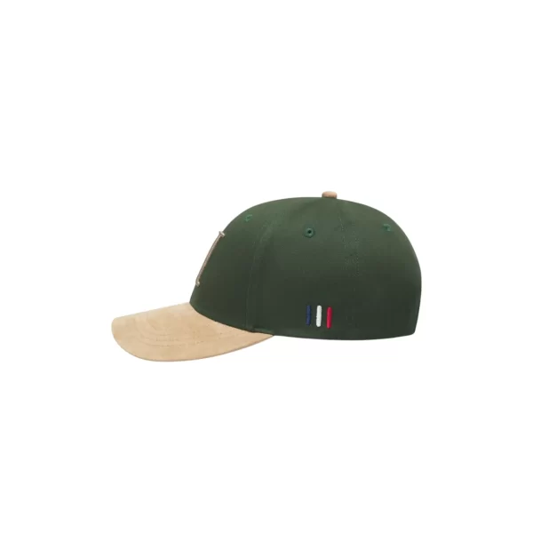 LES DEUX Baseball Cap Contrast Green Suede II - Imagen 2