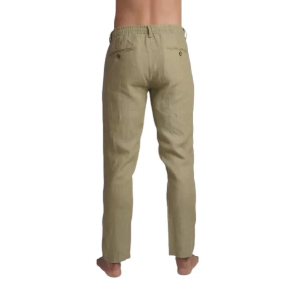 EIGHT X LINE 100% PANTS  OLIVE, BEIGE, NAVY - Imagen 2
