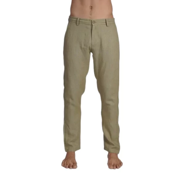 EIGHT X LINE 100% PANTS  OLIVE, BEIGE, NAVY
