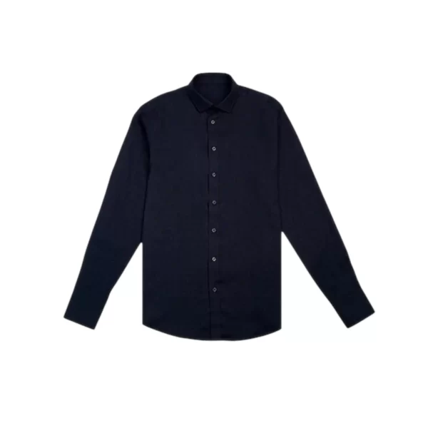 EIGHT X 100% Linen Button Long Sleeve Button Down Shirt - Imagen 6