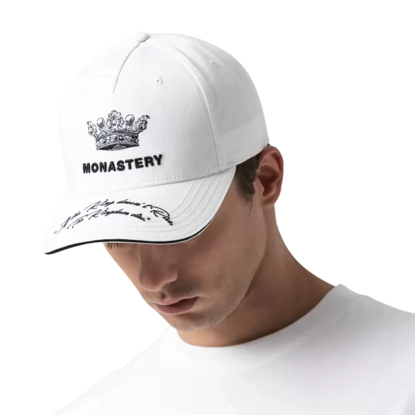 MONASTERTY  LASZLO CAP WHITE / BLACK