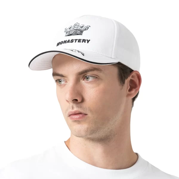 MONASTERTY  LASZLO CAP WHITE / BLACK - Imagen 2