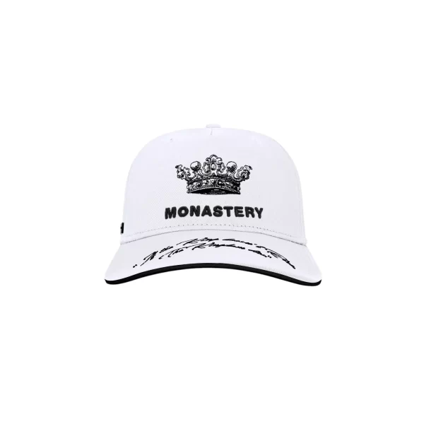 MONASTERTY  LASZLO CAP WHITE / BLACK - Imagen 3