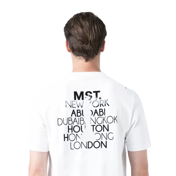 MONASTERY BRYNDER TSHIRT WHITE / BLACK - Imagen 5