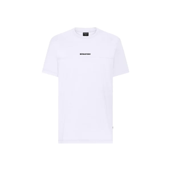 MONASTERY BRYNDER TSHIRT WHITE / BLACK - Imagen 6