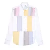 EIGHT X Patchwork Harmony Button Up Shirt - Imagen 2