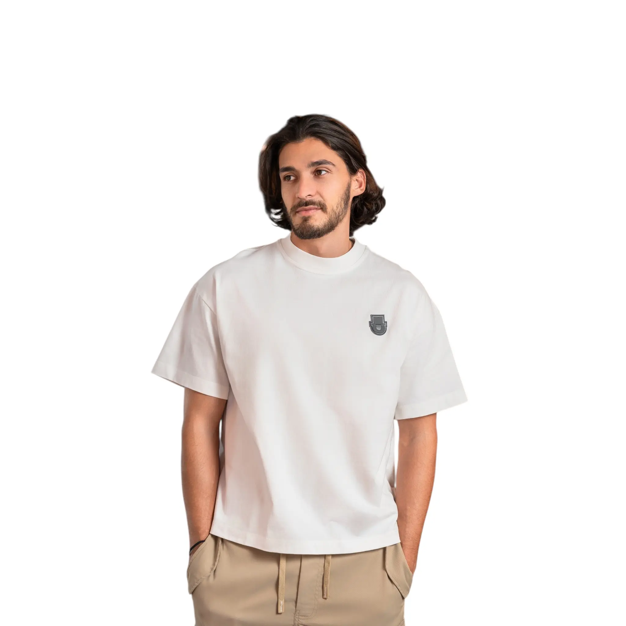 LE MONSIEUR LOGO HAT CLASSIC WHIITE BLACK