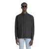 ANTONY MORATO 0 "MERIDA" REGULAR FIT COTTON POPLIN BLEND SHIRT WHITE / BLACK - Imagen 2