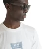 ANTONY MORATO REGULAR FIT T-SHIRT WITH LOGO WHITE / BLACK /LIGHT BLUE - Imagen 4
