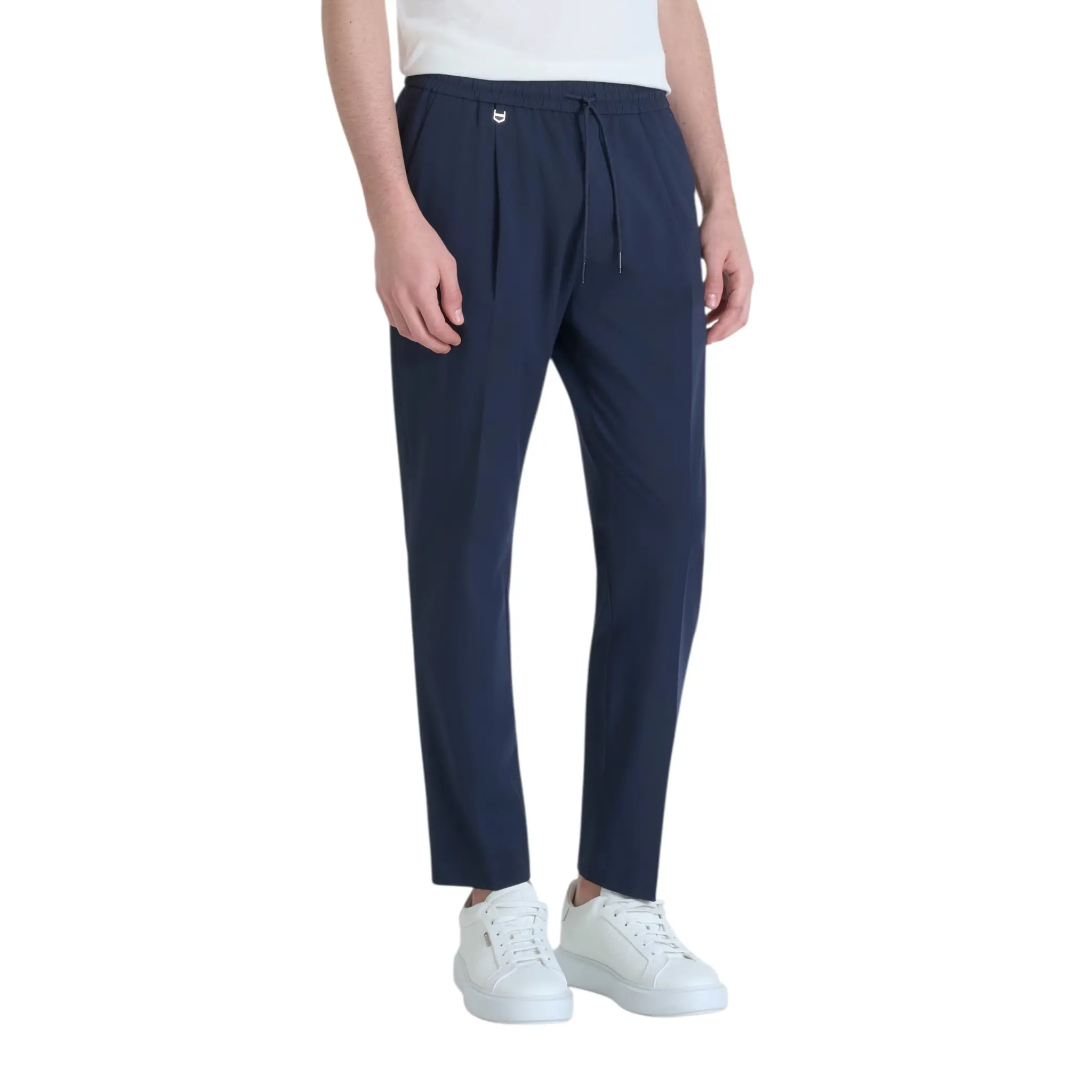 ANTONY MORATO "NEIL" TROUSERS WITH DRAWSTRING BLACK / NAVY / GREY
