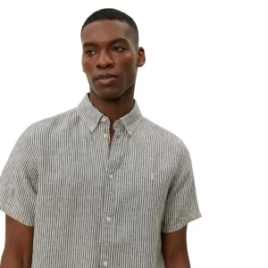 LES DEUX KONRAD SS SHIRT LINE GREY BLACK