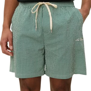 LES DEUX Stan Stripe GREEN SWIMWEAR
