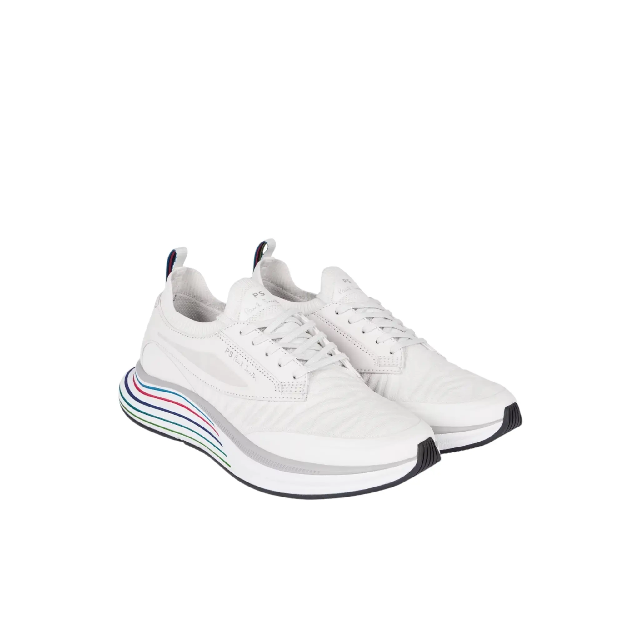 PAUL SMITH VOLT TRAINERS SNEAKERS WHITE,BLACK