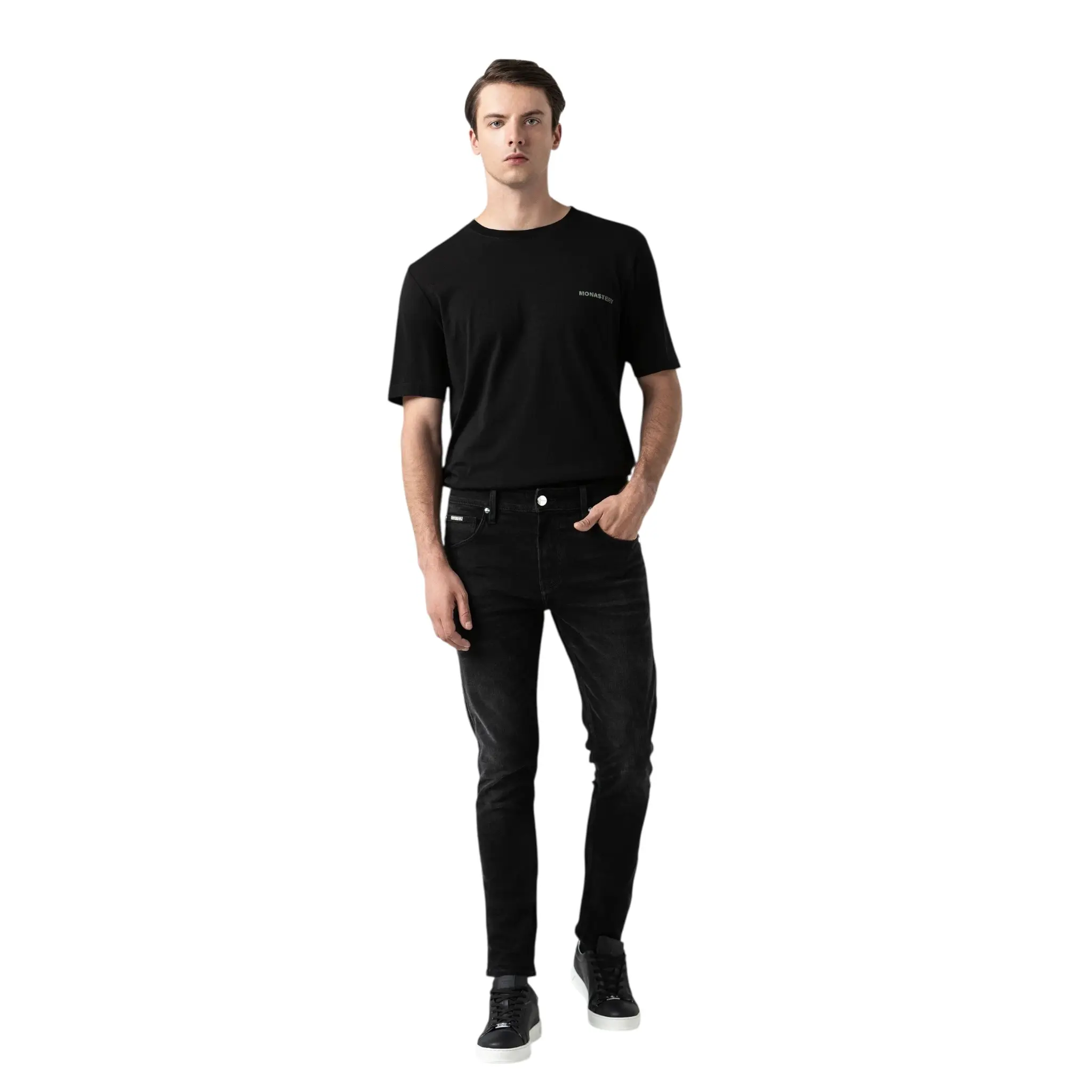 MONASTERY NAIM JEAN MEN BLACK