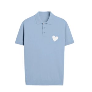 INIMIGO CONTRAST HEART POLO