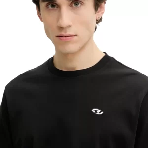 DIESEL TSHIRT T-ADJUST DOVAL WHITE / BLACK