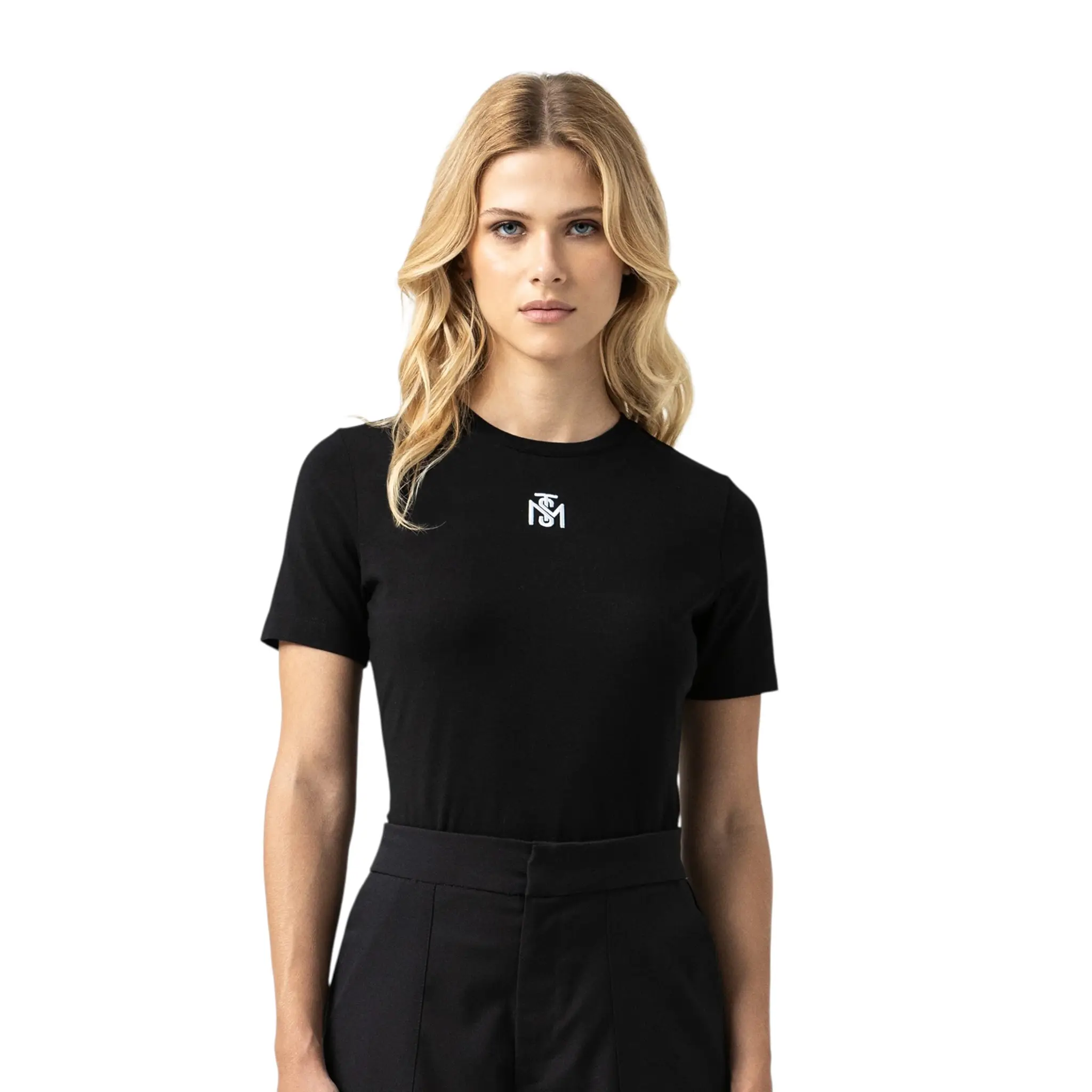 MONASTERY ANNE T-SHIRT WOMEN BLACK