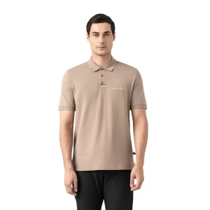 MONASTERY AKHAL POLO MEN TAUPE GRAY